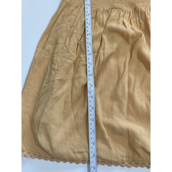 $5 SALE MUST GO Koy Resort Bandeau Mini Dress Swim Cover Up In Peach Size Small - Picture 7 of 9